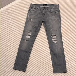 J Brand Mick Gray Distressed Jeans Mens Sz 32